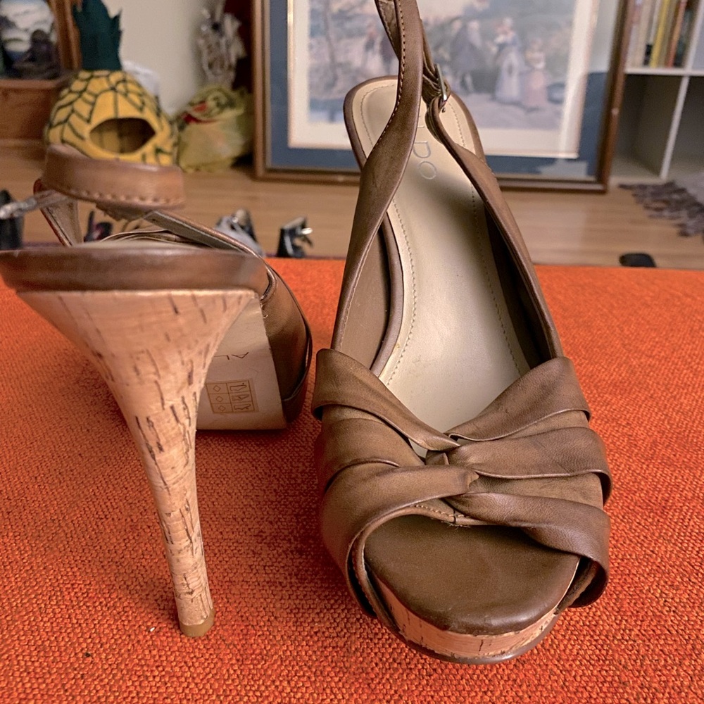 ALDO cork Heels